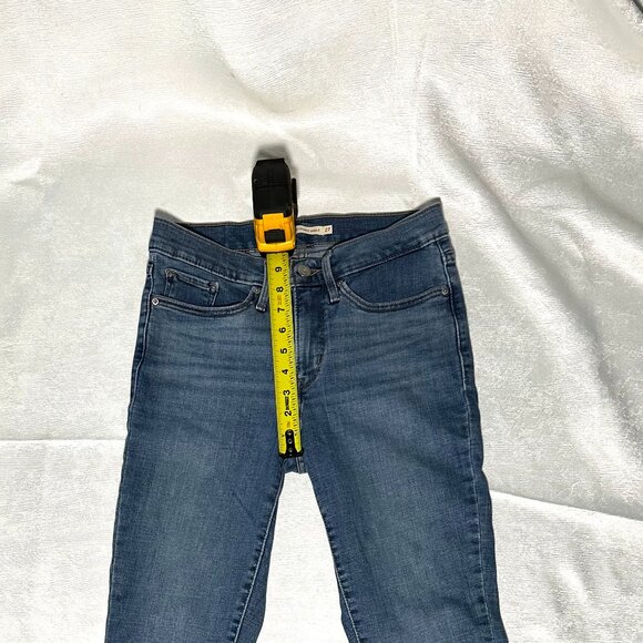 Levi Strauss & Co 311 Shaping Skinny Ankle Blue Jeans Size 27 - Picture 3 of 6